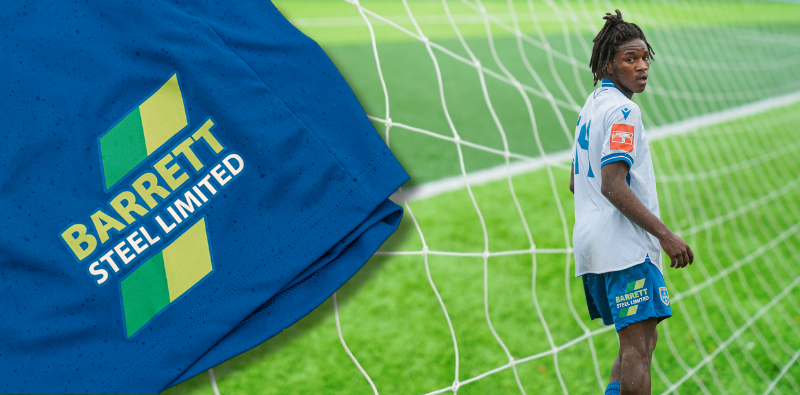 Barrett Steel Renews Guiseley AFC Sponsorship for 2025/26 Season