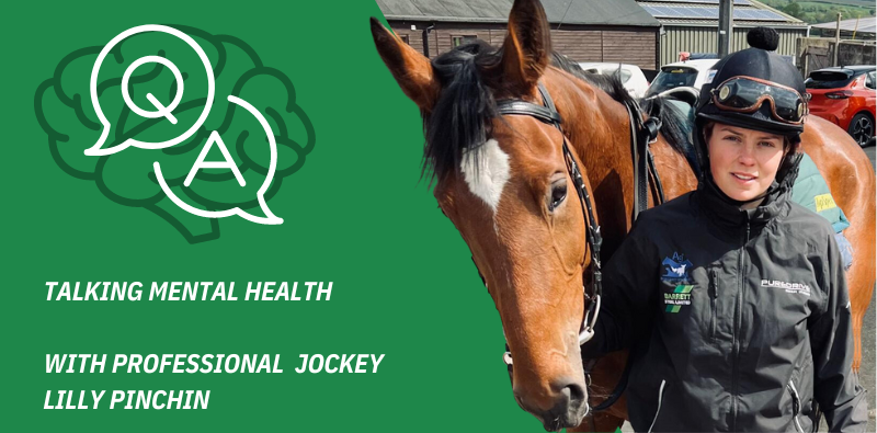 Sponsored Jockey Lilly Pinchin discusses Mental Health 