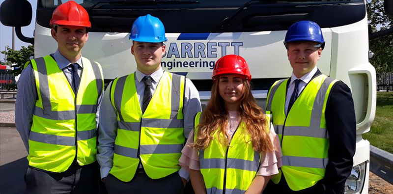 Barrett Engineering Steel leading the way in youth employment
