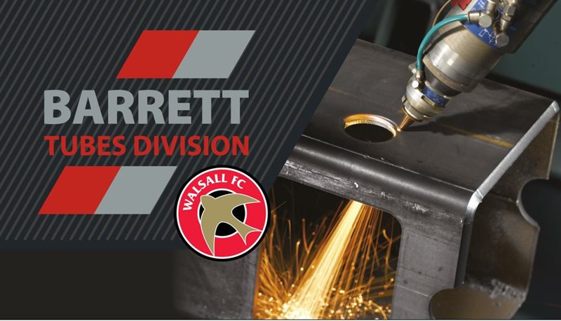 Barrett Steel Tubes partner with Walsall FC 