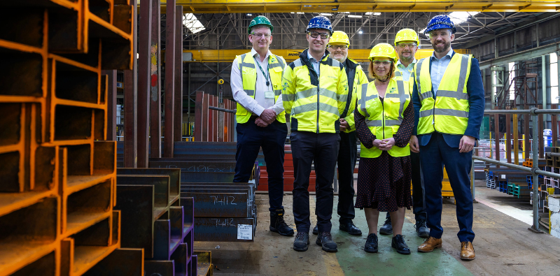 MP VISITS HISTORIC STEEL FIRM TO DISCUSS INDUSTRY CONCERNS