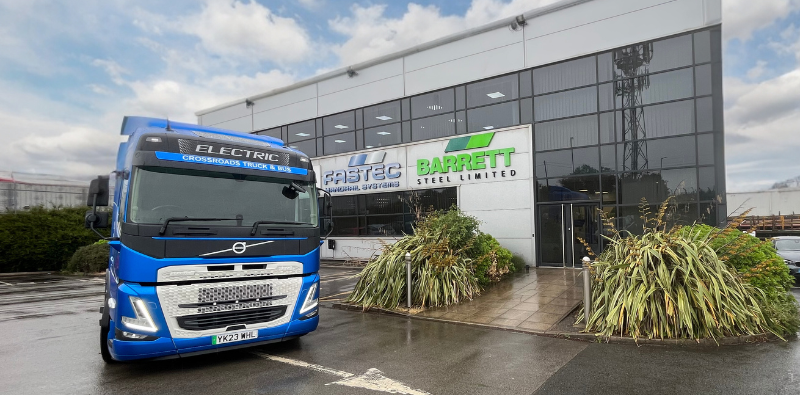 Making Strides Towards a Sustainable Future as Barrett Steel Trial Electric Trucks!