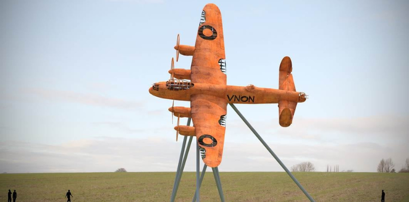 Barrett Steel Proudly Supports the On Freedoms Wings Monument in Honor of Lancaster Bomber Squadrons. 