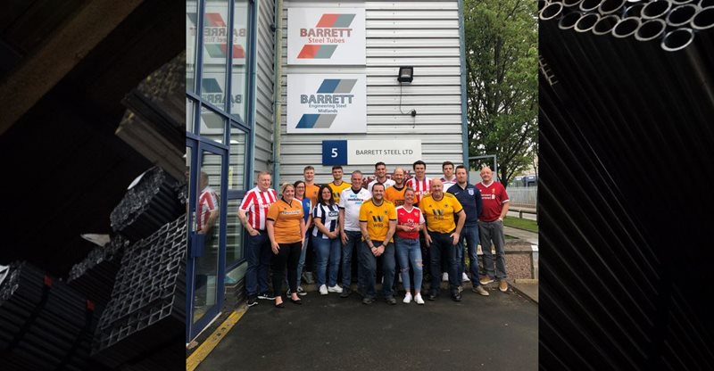 Bobby Moore Fund for Bowel Cancer supported by Barrett Steel Divisions